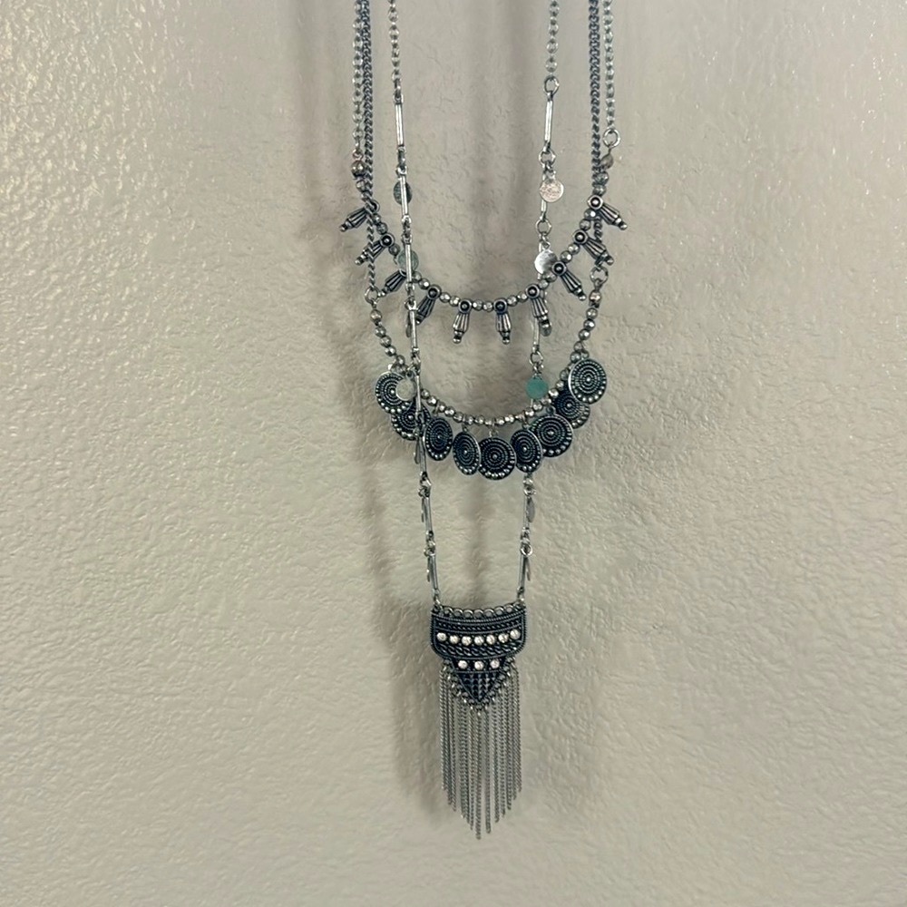 3 tier bohemian necklace